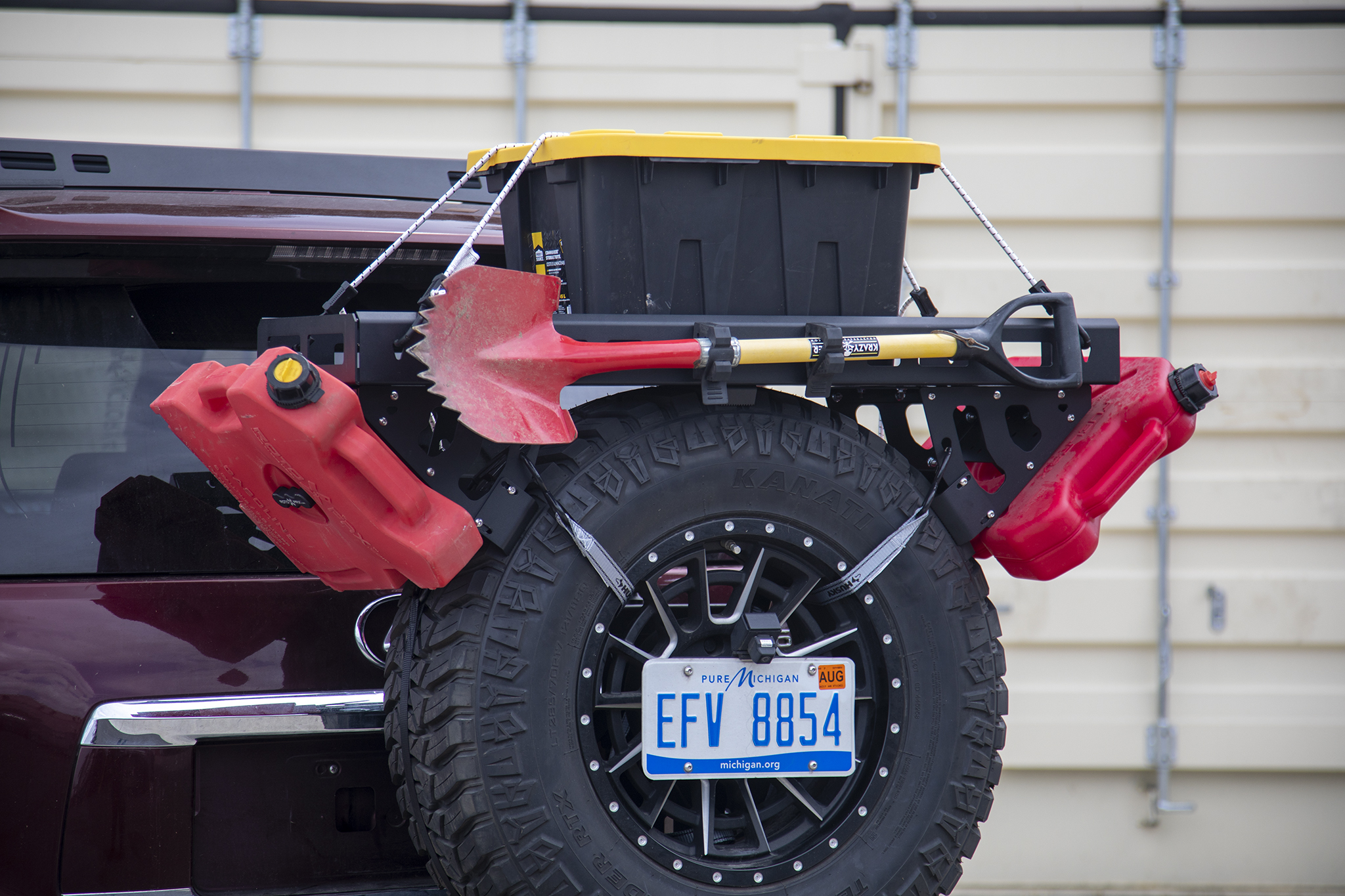 Spare Tire Utility Basket