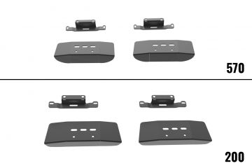 Land Cruiser Rear Seat Monitor Delete Panels | 200 Series & LX570