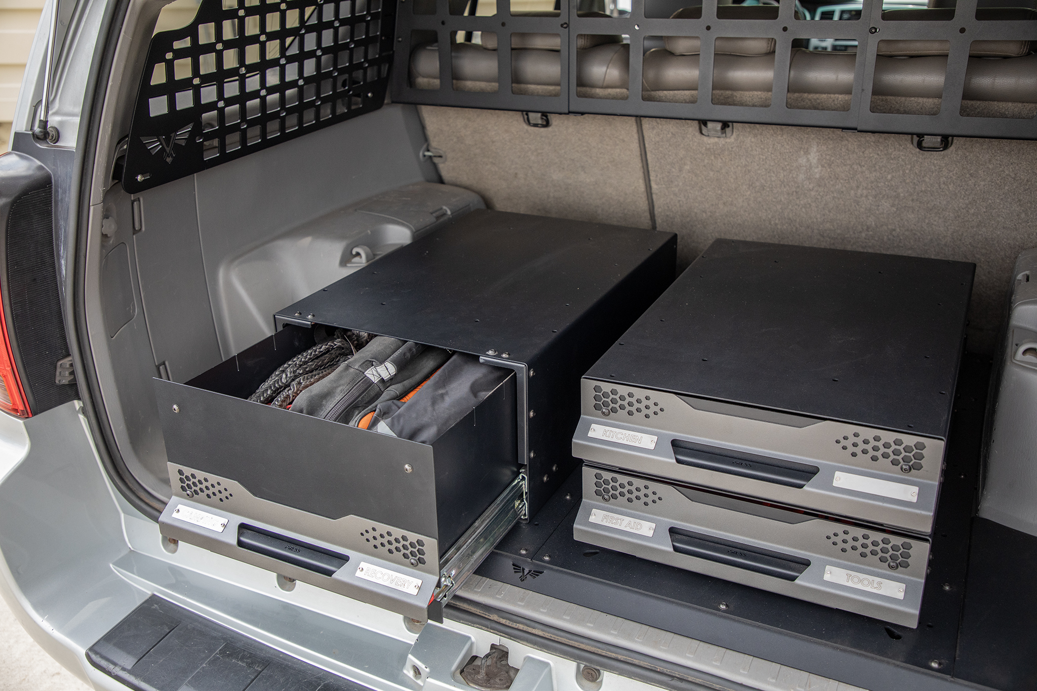 4Runner Floor | 4th Gen (03-09) | Off-Grid Modular Drawer System