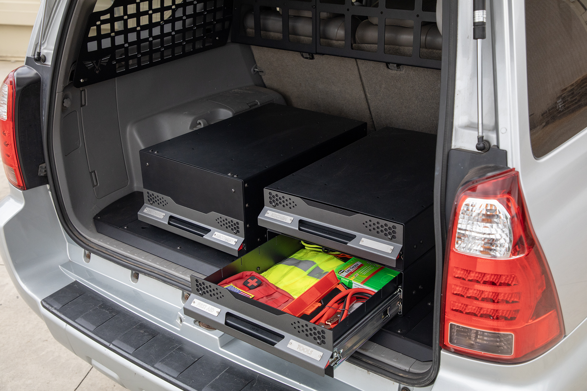 4Runner Floor | 4th Gen (03-09) | Off-Grid Modular Drawer System