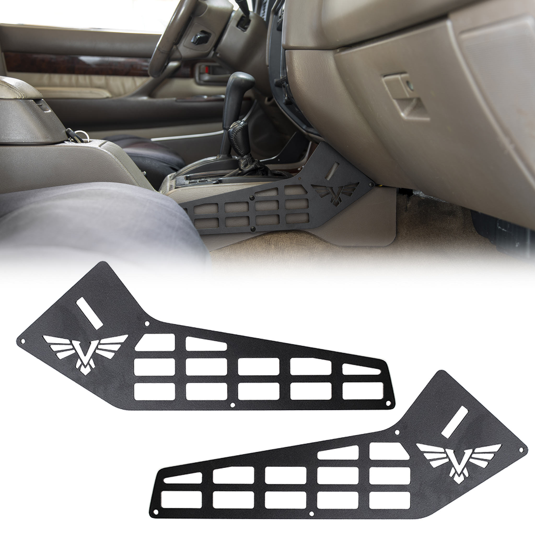 Land Cruiser Center Console MOLLE Panel | 80 Series Land Cruiser & LX LX450 (90-97)