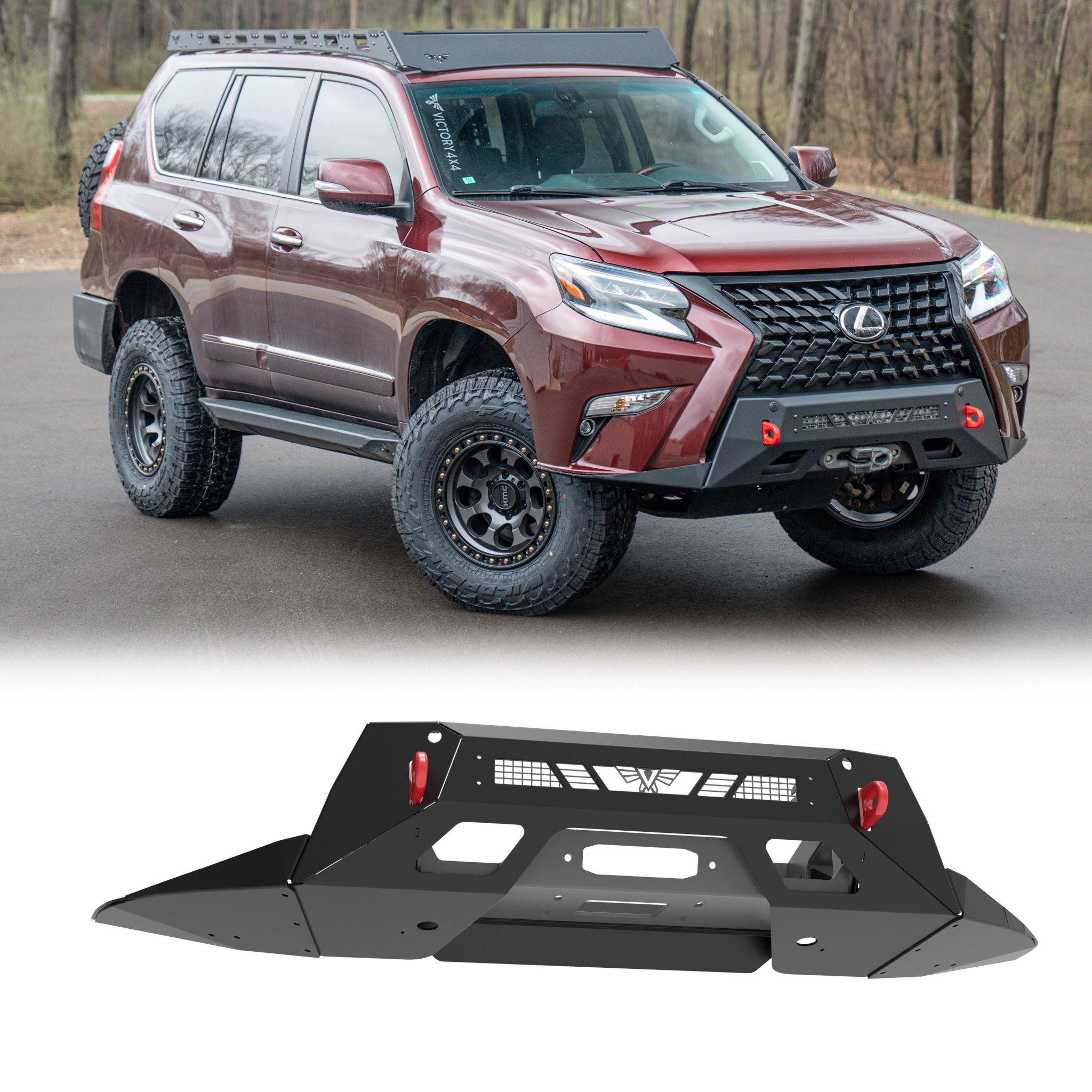 Lexus GX460 Aluminum Front Bumper | EVO Blitz | 2014-2023