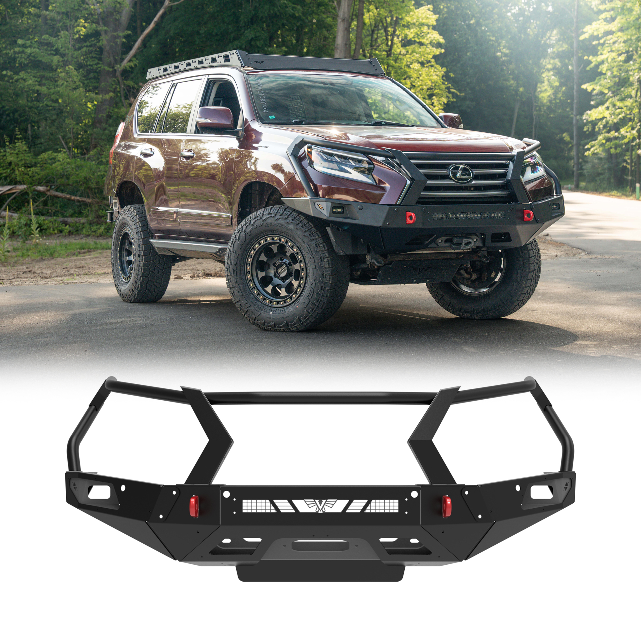 Lexus GX460 Aluminum Front Bumper | EVO Strike | 2010-2023