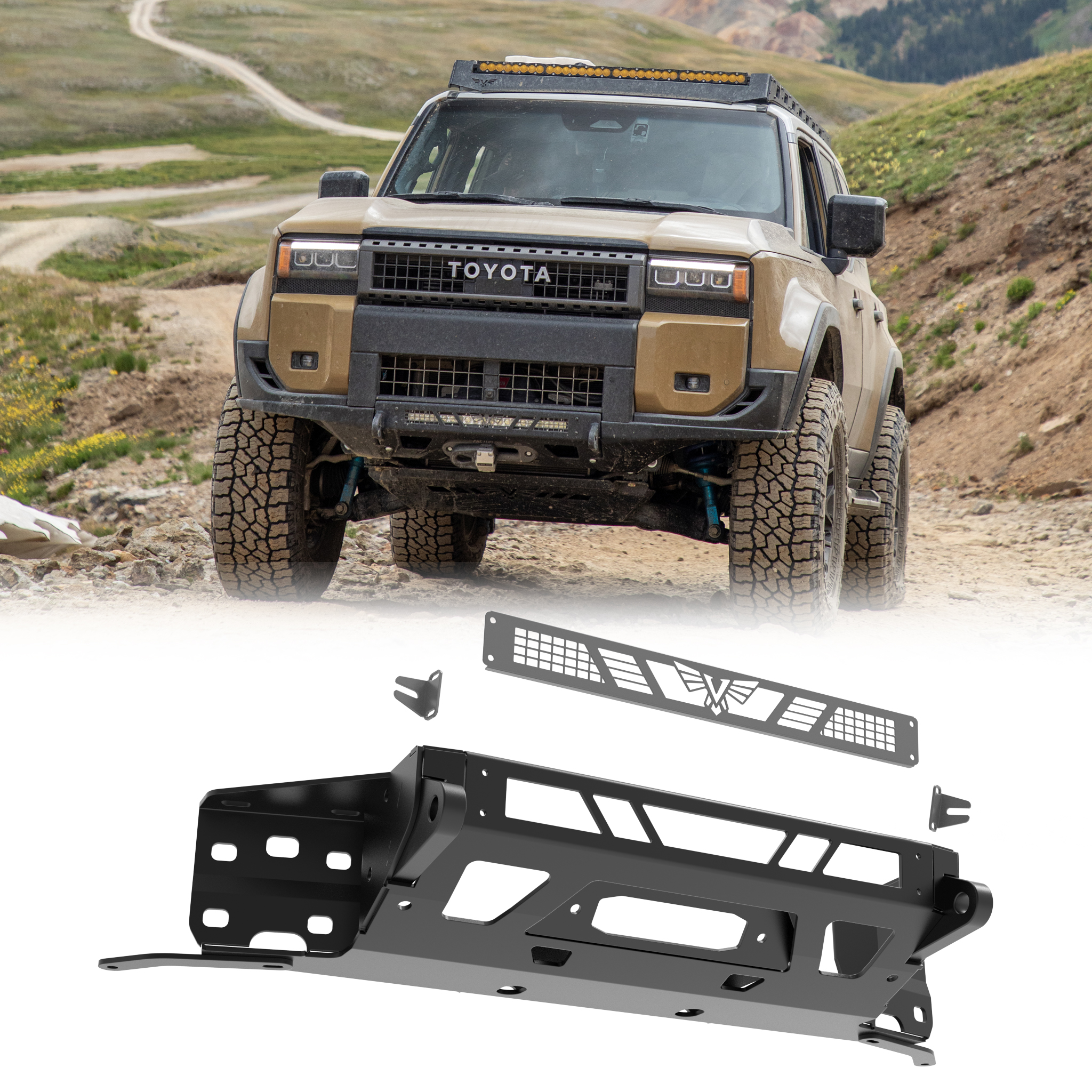 Land Cruiser Aluminum Front Bumper | Blitz | 250 (2024+)