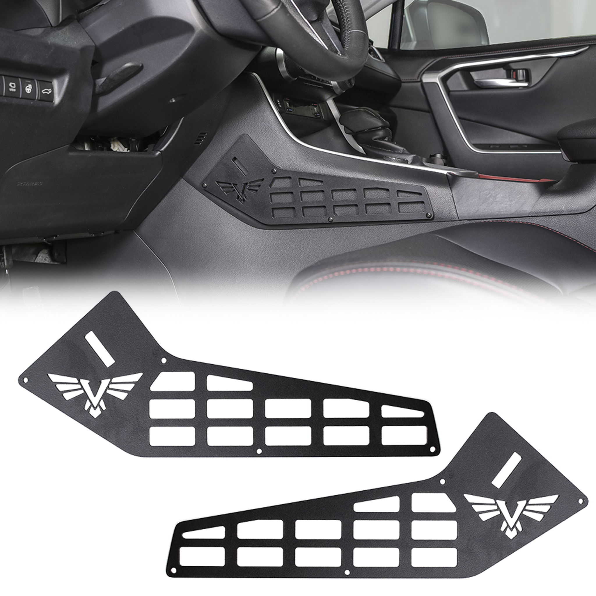 RAV4 Center Console MOLLE and Accessory Panel | 5th Gen (2019+)