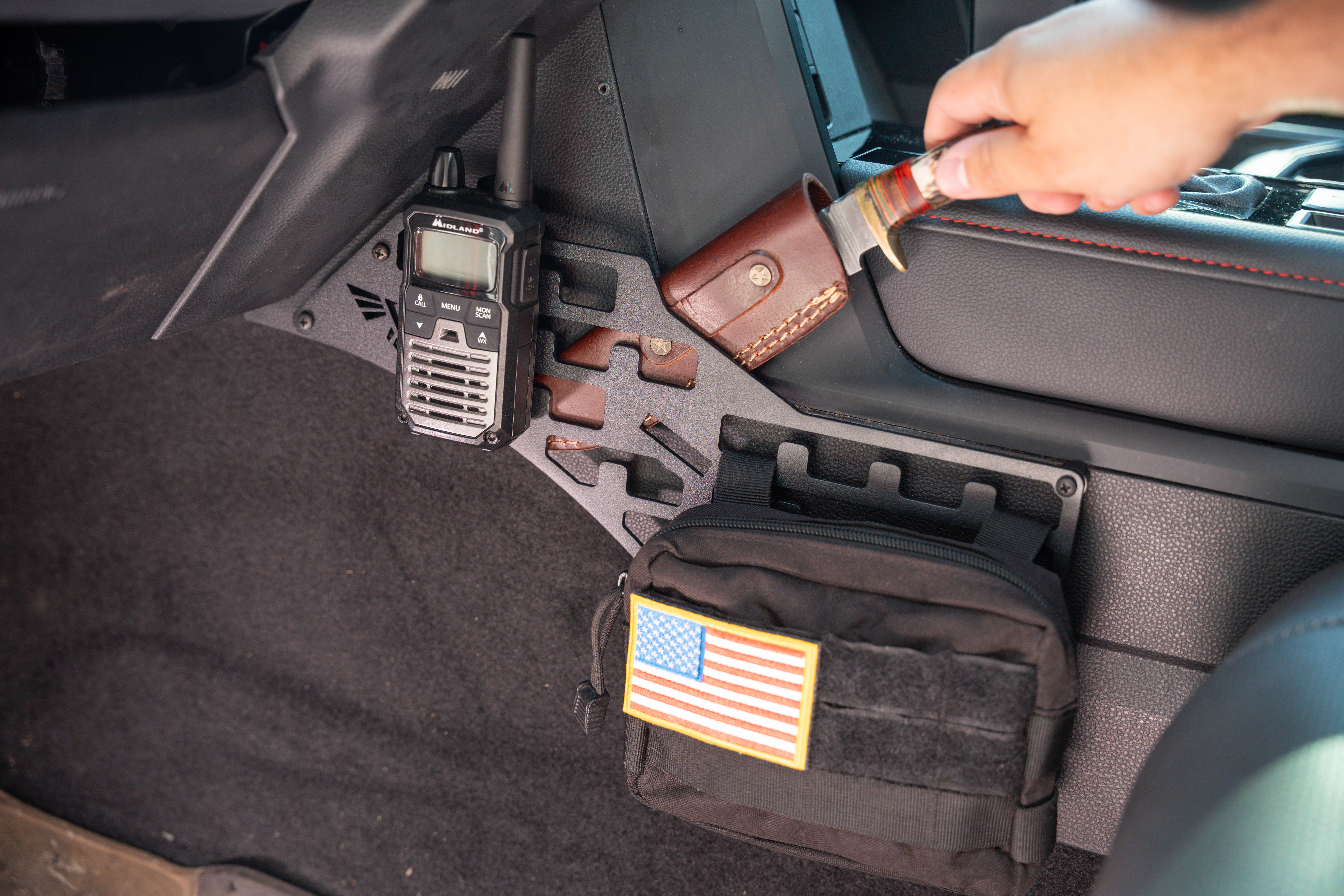 Tundra & Sequoia Center Console EDC MOLLE and Accessory Panel (2022+)