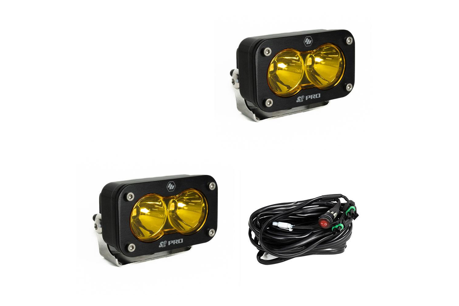 Baja Designs S2 Pro Black LED Auxiliary Light (Pair)