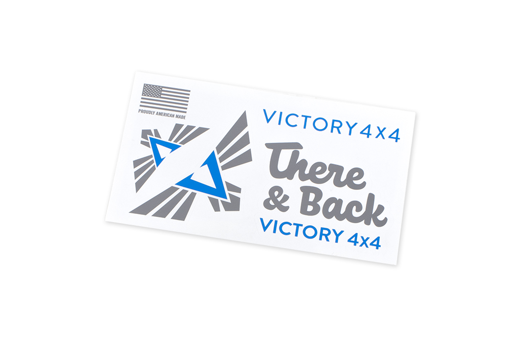 Victory 4x4 Sticker Sheet