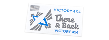 Victory 4x4 Sticker Sheet